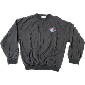 Vintage Amoco Racing Champions Medium Black Pullover Windbreaker Jacket VTG